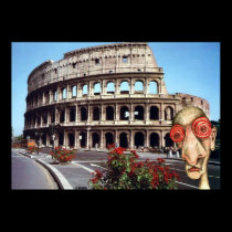 Insomniac Visits Rome Colisseum posters