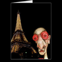 Insomniac Visits The Eiffel Tower cards