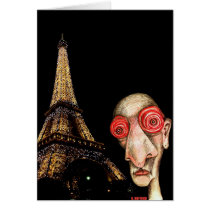 Insomniac Visits The Eiffel Tower cards by Insomniacs Insomniac Visits The Eiffel Tower cards