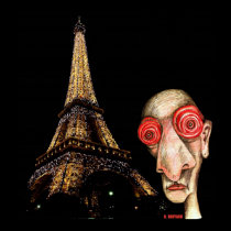 Insomniac Visits The Eiffel Tower posters