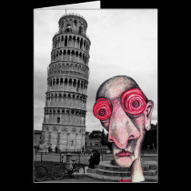 Insomniac Visits "The Leaning Tower of Pisa" cards