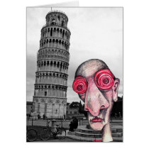 Insomniac Visits "The Leaning Tower of Pisa" cards