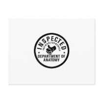 Inspected Anatomy postcards