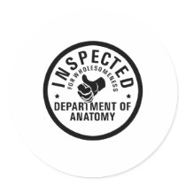 Inspected Anatomy stickers by fractalthinker Inspected Anatomy stickers
