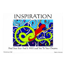Inspiration Mermaid Poster posters by Victoreeah Inspiration Mermaid Poster posters