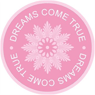 Inspirational 3 Word Quotes ~Dreams Come True~ sticker