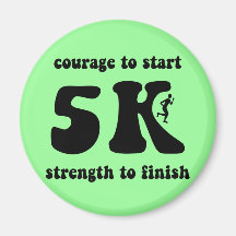 Inspirational 5K Fridge Magnet