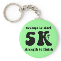 Inspirational 5K Key Chain