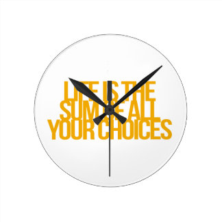 Inspirational and motivational quotes clock