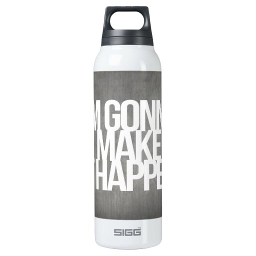 insulated motivational water bottle