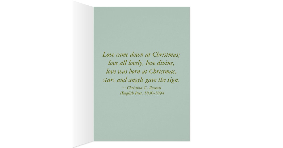 Inspirational Angel at Christmas Card | Zazzle