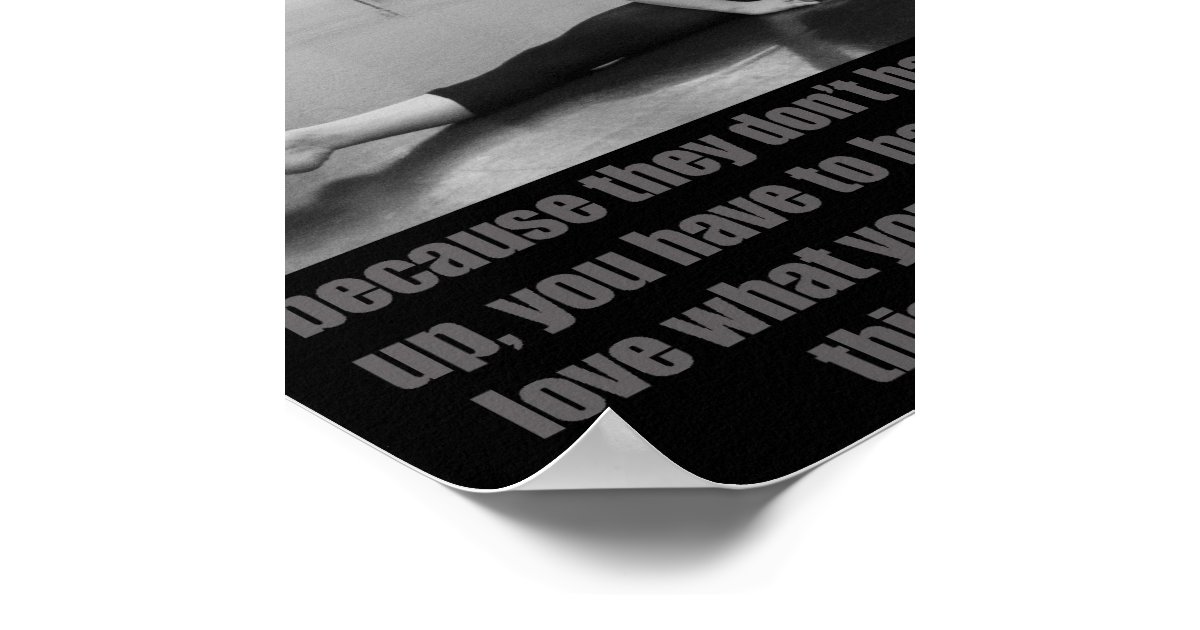 Inspirational Ballet Poster Misty Copeland Quote Zazzle