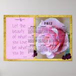 Inspirational Beauty Rumi Rose Calendar Poster Inspirational Beauty Rumi Rose Calendar Poster
