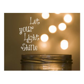 Inspirational Bible Verse Christian Quote Postcard
