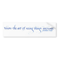 Inspirational bumper sticker