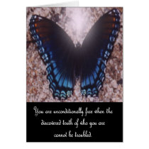Inspirational Butterfly Note Card 1 cards