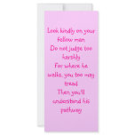 Inspirational cards rack card