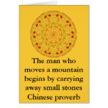 Inspirational Chinese proverb Cards