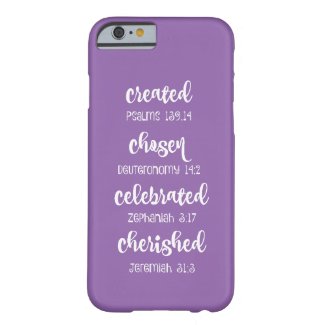 Inspirational Christian Scripture Affirmations Barely There iPhone 6 Case