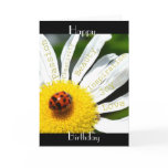 Inspirational Daisy Flower Birthday Card