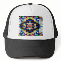 Inspirational Design - Rainbow Diamonds 9 Mesh Hats