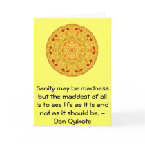 Inspirational Don Quixote quote cards