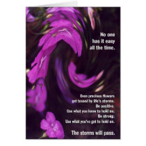 Inspirational Flowers Note Card 1 cards