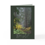 Inspirational Forest-Themed Card
