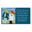 Inspirational Friendship / Love Wallet Size Card business cards by Kardz4U Inspirational Friendship / Love Wallet Size Card business cards