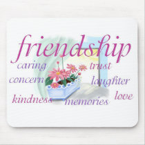 Inspirational Friendship Mousepad by Kardz4U Inspirational Friendship Mousepad