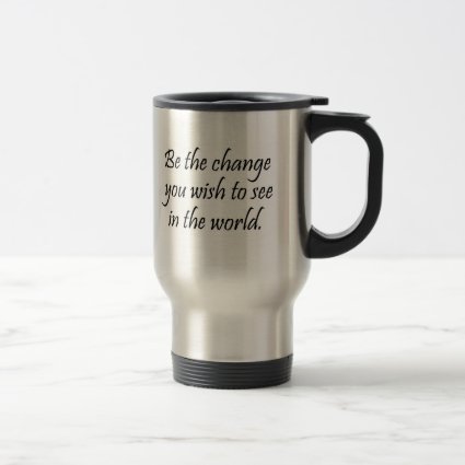 Inspirational Gandhi quote mugs gift coffee gifts
