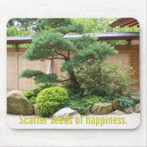 Inspirational Garden Message Mousepad mousepads