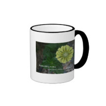 Inspirational gift ideas coffee cups yellow zinnia coffee mugs