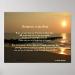 Inspirational Gifts Footprints in the Sand Poem