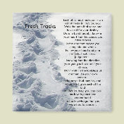 Inspirational Gifts Fresh Tracks Refrigerator Magnets