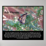 Inspirational Gifts Life Changes Posters