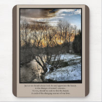 Inspirational Gifts Seasons of Our Lives mousepads