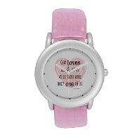 Inspirational God and Love Quote Watches