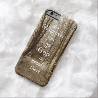 Inspirational God quote Barely There iPhone 6 Case