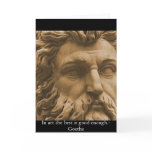 Inspirational Goethe Quote Greeting Card