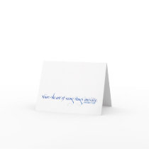 Inspirational greeting card