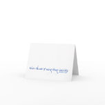 Inspirational greeting card