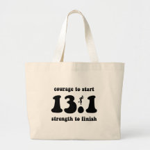 Inspirational half marathon bag
