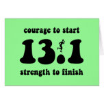 Inspirational half marathon card