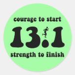 Inspirational half marathon sticker