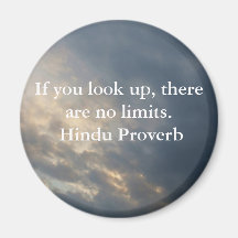 inspirational Hindu Proverb from India Refrigerator Magnets