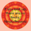 inspirational Hindu Proverb from India Stickers