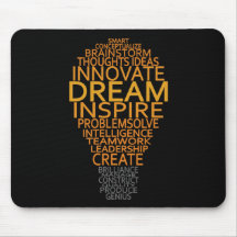 Inspirational Light Bulb custom mousepad