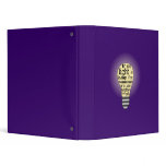 Inspirational Light Quote Binder
