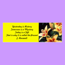 Inspirational Lily Bookmark business cards